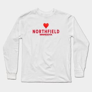 Northfield Minnesota with heart Long Sleeve T-Shirt